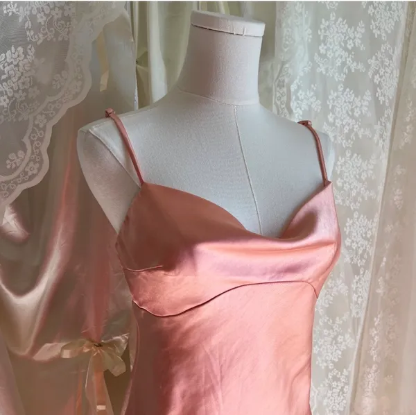 Princess Polly Pink Satin Mini Slip - Image 4