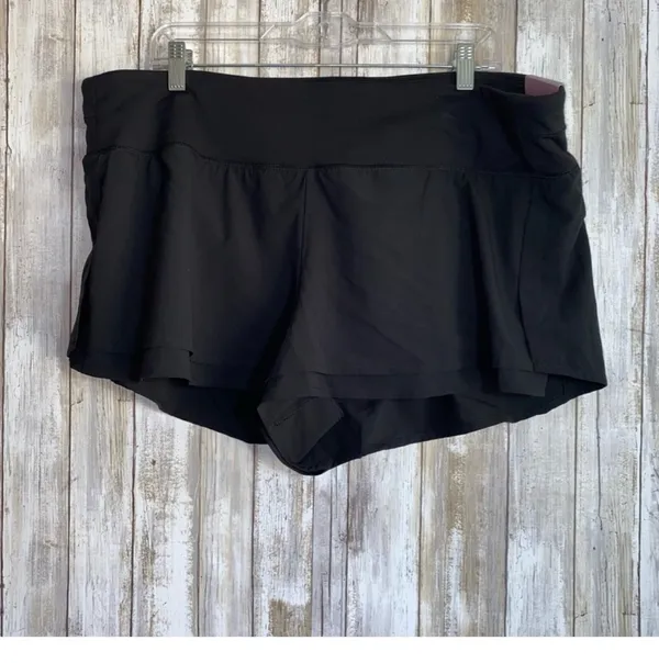 Calia by Carrie NWT Kick It Up Performance Shorts in black •XXL - Image 2