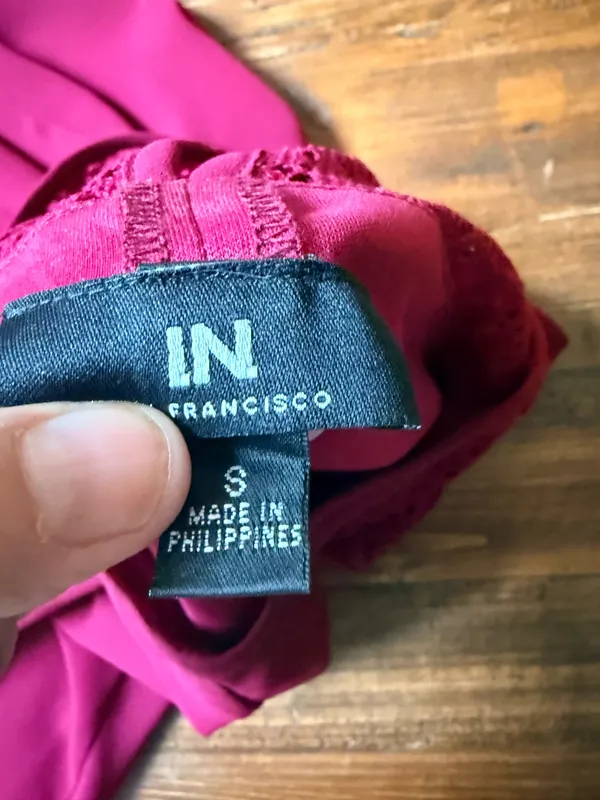 Maroon I.N. San Francisco Dress - Image 4
