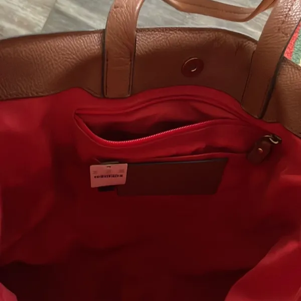 J. Crew all day roasted chestnut leather tote - Image 8