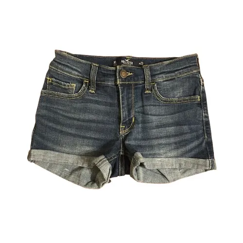 Hollister Pocket Logo Low Rise 3” Advanced Stretch Jean Shorts - Image 2