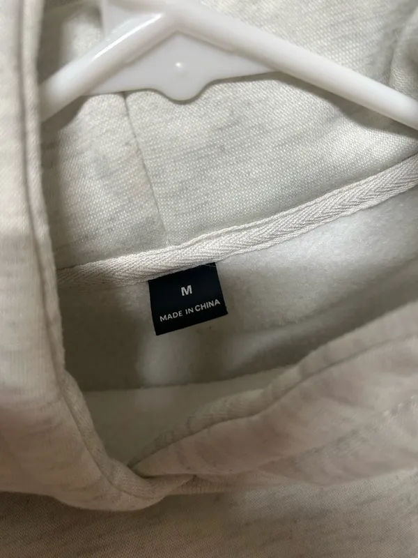 Flower hoodie Gray Size M - Image 3