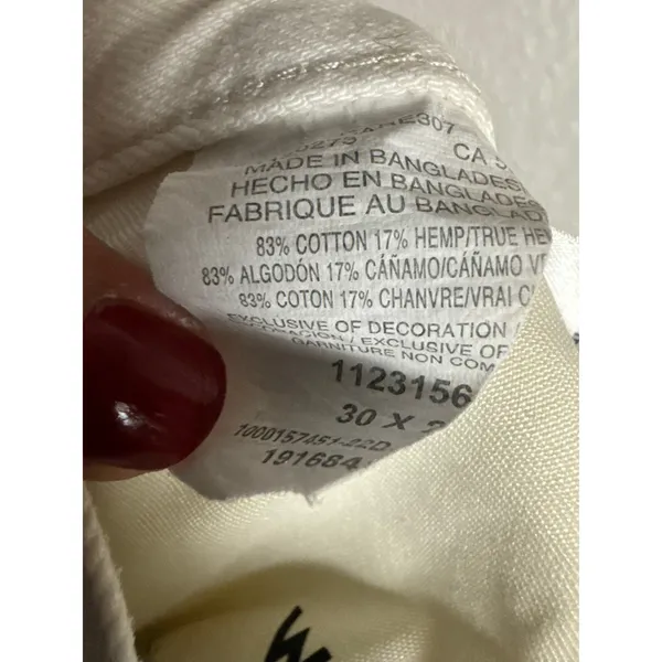 Wrangler World Wide Cream Wide Leg High Rise Western Denim Jeans Size 30x28 - Image 13