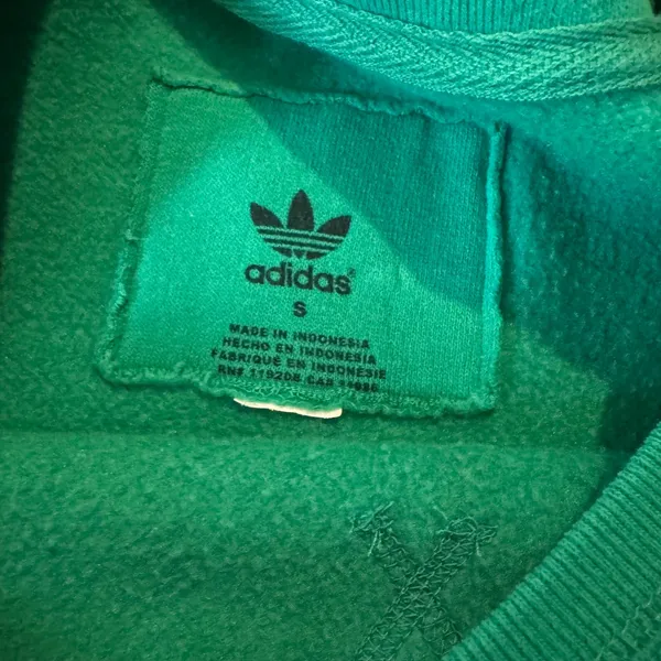 Adidas‎ University of Notre Dame Green Sweatshirt S Collegiate Fighting Irish - Image 5