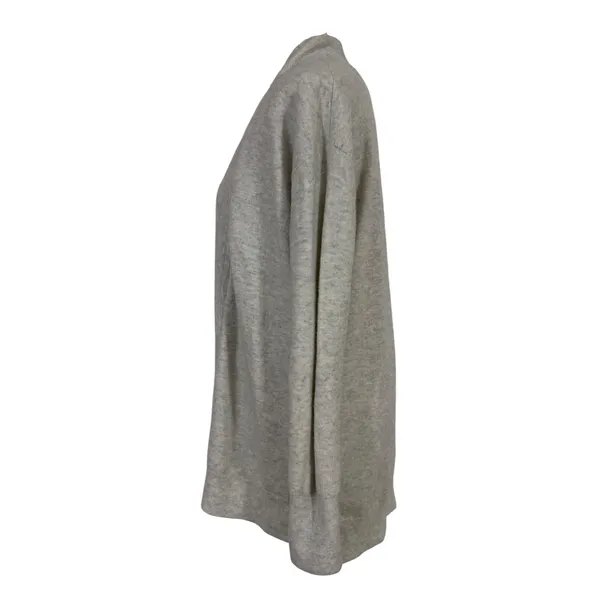 GAP‎ Women's Light Heather Gray Knit Cardigan Sweater Duster Size S Wool Blend - Image 2