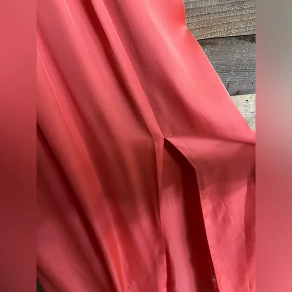 BCBGMaxazria Coral/Pink Strapless Maxi‎ Dress Size 4 - Image 6