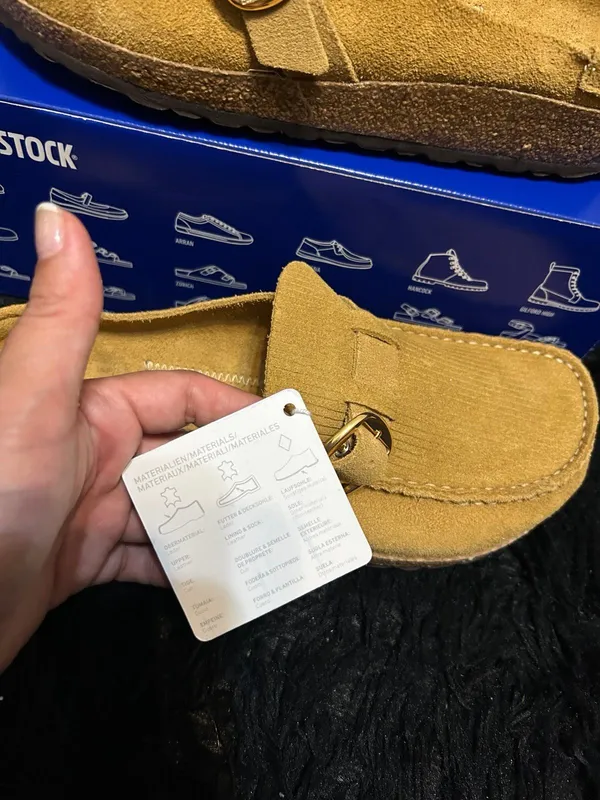 BIRKENSTOCK Buckley leather mules clogs slip on shoes women’s eur 39 new - Image 6