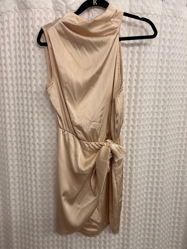 THATSSOFETCH Mini Gold Dress  - Image 3