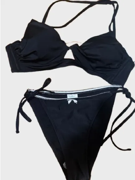 Shade & Shore Black Two-Piece Bikini Set - Image 2