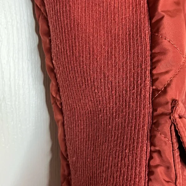 Adrienne Vittadini Women’s Quilted Vest - Burgundy - Size Large - Image 4