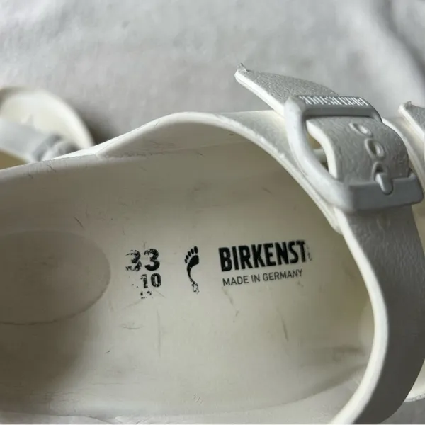 Birkenstock White Sandals - Image 3