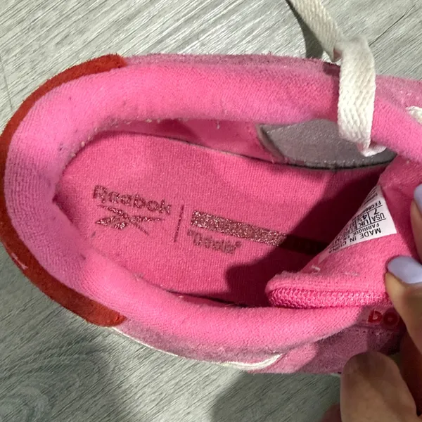 Reebok Forte Lounger Pink and Red Sneakers - Image 10