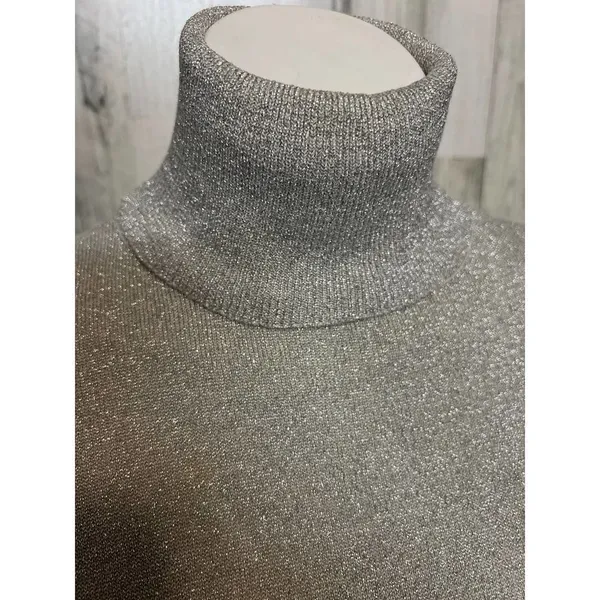 Gray turtle neck Silver Size XL - Image 4