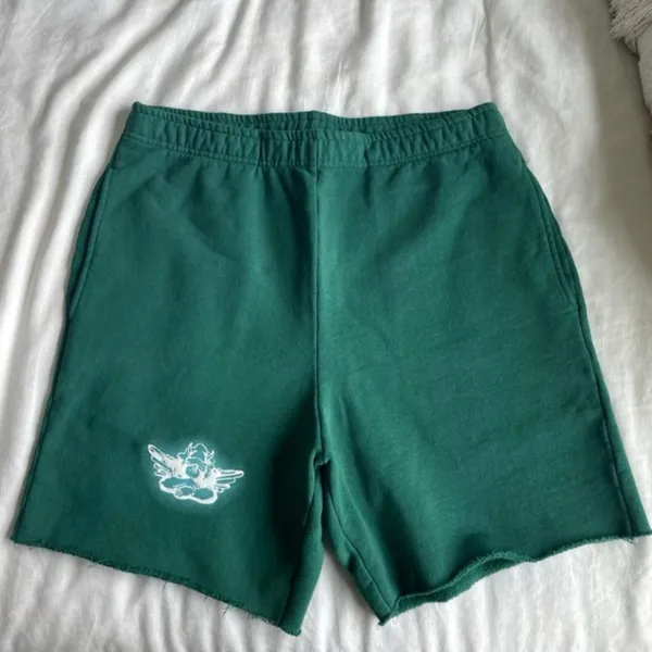 Viral Rare Boys Lie from Pacsun Deadstock Green Sweatshorts Sweat Shorts - Image 2