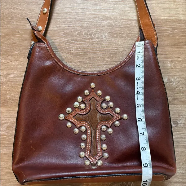 Montana Silversmiths Leather Cowhide Shoulder Bag - Image 9
