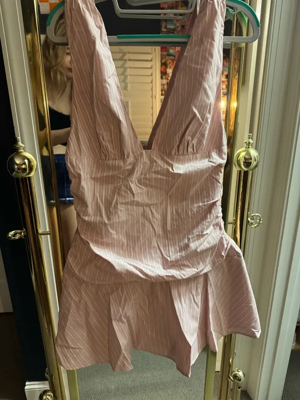Vestique Mini Dress Pink - Image 2
