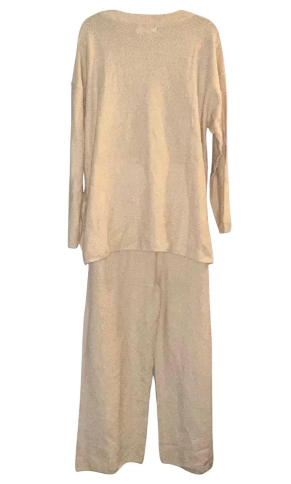 Caracililia two piece waffle knit lounge set - Image 4