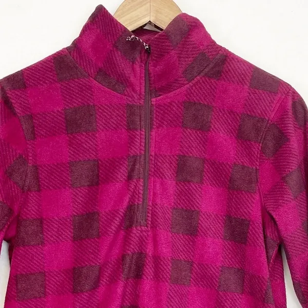 Avalanche Womens Fleece Pullover Size M Quarter Zip Gorp Outdoor Cabin Après Ski - Image 5