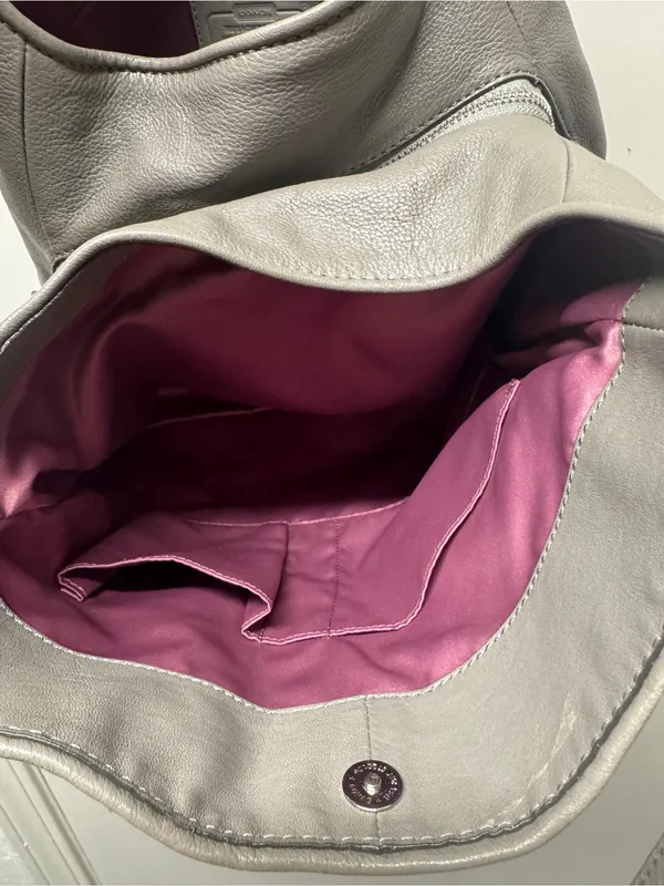 Coach Signature Jacquard Gray Hobo Bag with hangtags - Image 9