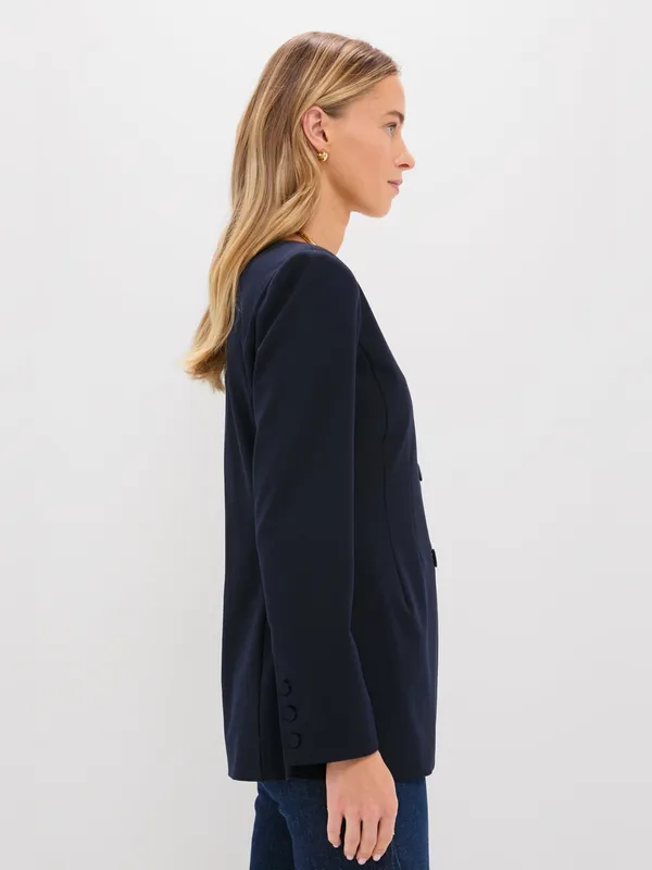 Tuckernuck Pomander Place Navy Long Sleeve Shane Top NWT XS - Image 5