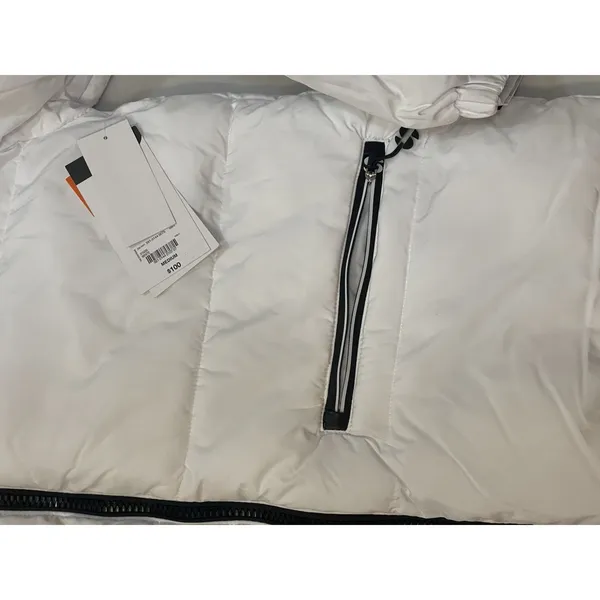 Sports Illustrated Mens White Puffer Jacket Winter Coat Size‎ Medium NWT - Image 3