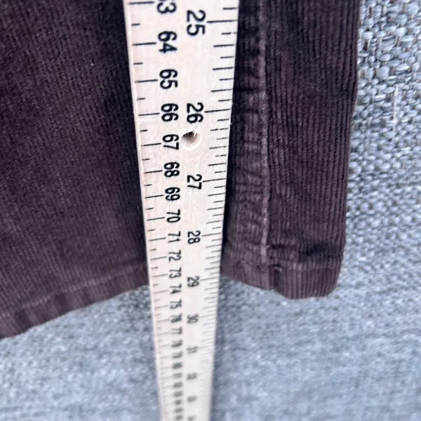 Corduroy Bootcut Pants Chocolate‎ Brown 8 - Image 10