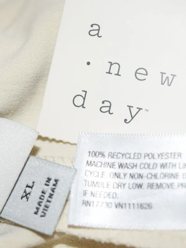 NWT "A New Day" Beige/Tan Pull on Slacks, Size XL - Image 8