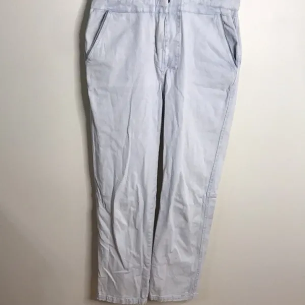 Faherty Blythe Jumpsuit Coverall Light Indigo Wash Denim‎ size xs - Image 6