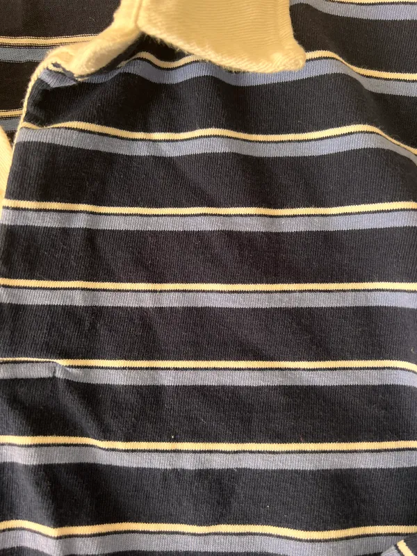 Brandy Melville Oversized Cropped Polo Shirt - Image 3