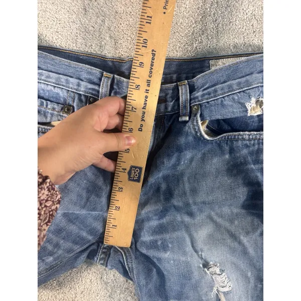 rag‎ bone boyfriend jeans distressed loose relaxed fit beacon 27 - Image 16