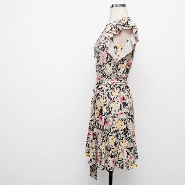 Lauren‎ Ralph Lauren. New! Knit Floral Ruffle Sleeve Dress. - Image 6
