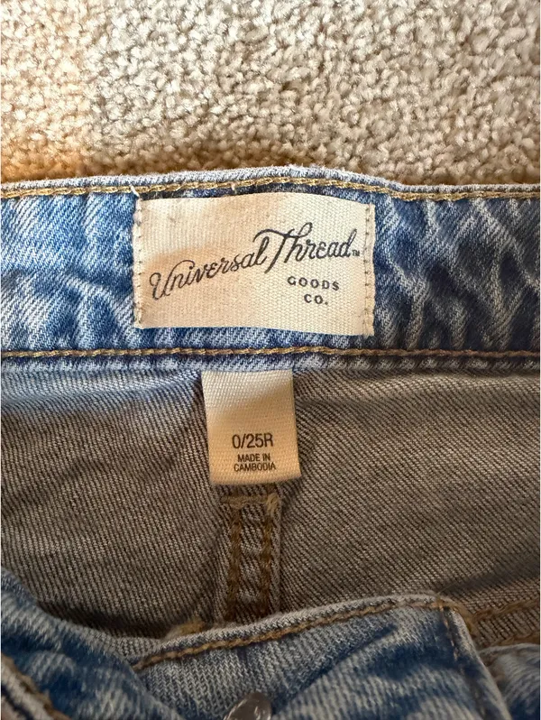 Universal Thread Vintage Midi Front Button Shorts - Image 3