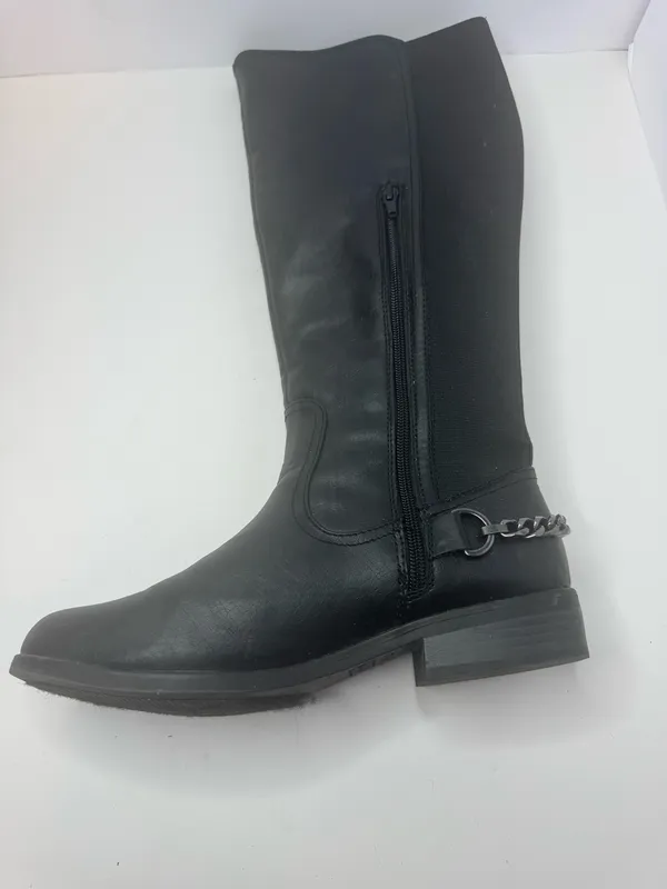 Nautica Ridgeland Black Riding Boots Size 8 - Image 7