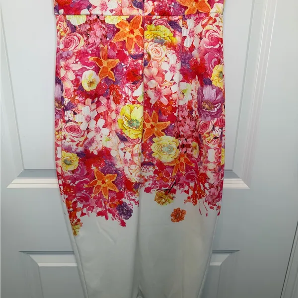 Hello Molly Floral Low Cut Sheath Dress - Image 7