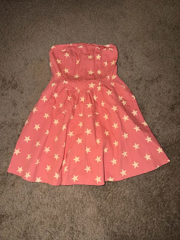 Strapless mini dress Multiple - Image 4