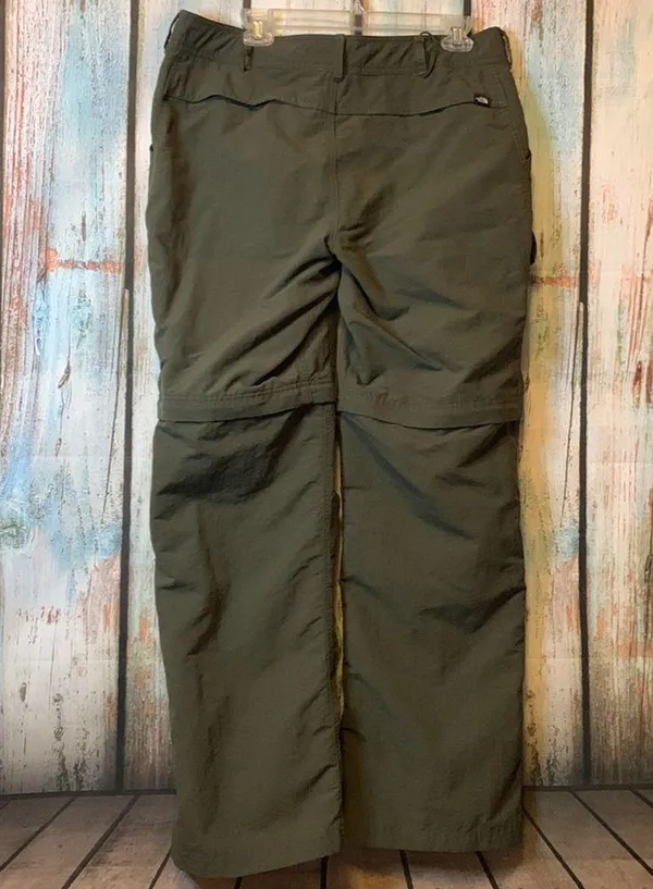 The North Face Green Nylon Convertible Pants Size 16 - Image 7
