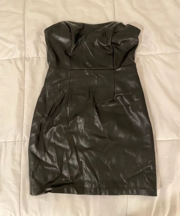 Forever 21 Faux Leather Mini Dress - Image 2