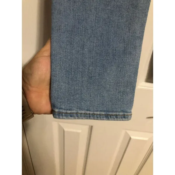 Levi's 721 high rise skinny jeans women's size 27 light‎ medium wash distressed - Image 12