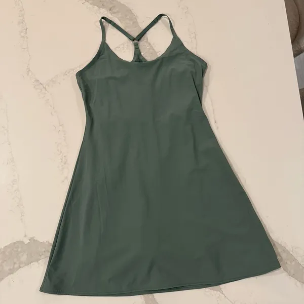 Outdoor Voices Exercise Dress Women’s Small Evergreen Built in Shorts Athleisure - Image 6