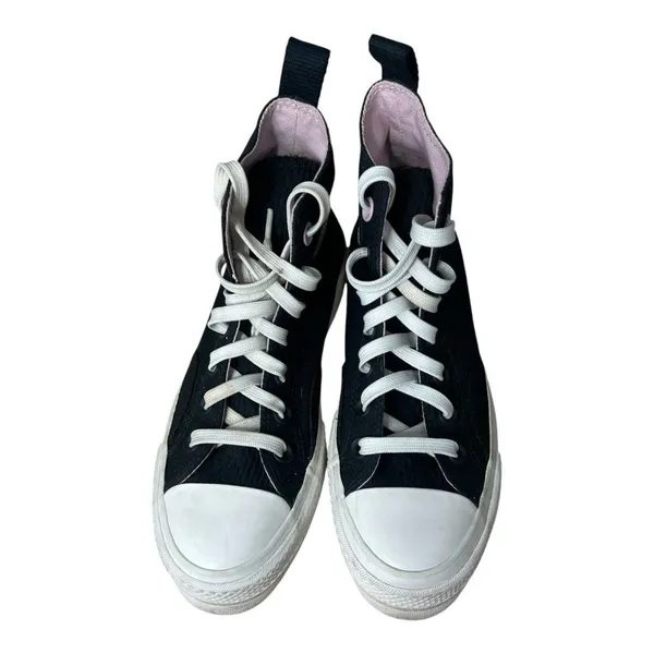 Converse CTAS Lift Hi Size 5 Women Black Pixel Purple Shoes High Platform - Image 4
