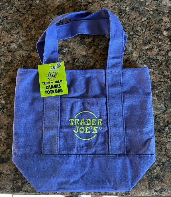 STEAL Trader Joe’s limited edition mini trick or treat purple bag - Image 2