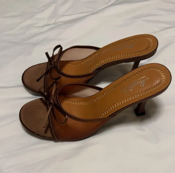 Brown Kitten Heels - Image 2