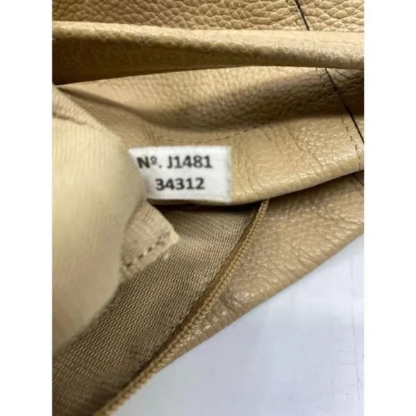 coach medium w adjustable strap tan leather cross - Image 7