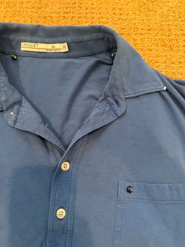 Criquet polo Blue Size XL - Image 2