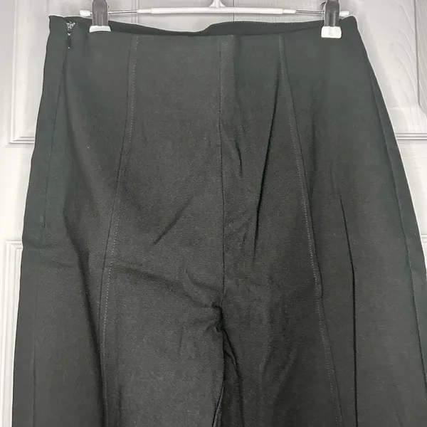 Dress Pants High Waisted Work Pants Women Black Side Zipper - Image 4
