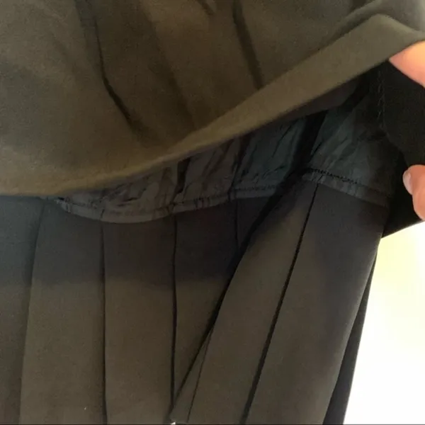 Carlisle Black Skirt with Pleated Layer - Image 4
