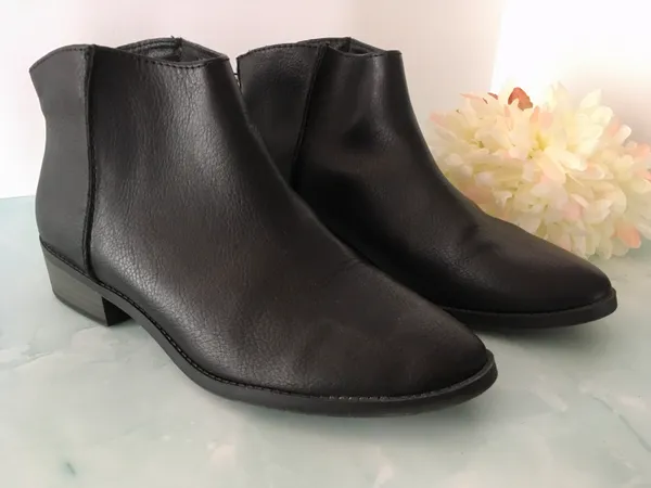 Black Ankle Boots, Size 10 - Image 3