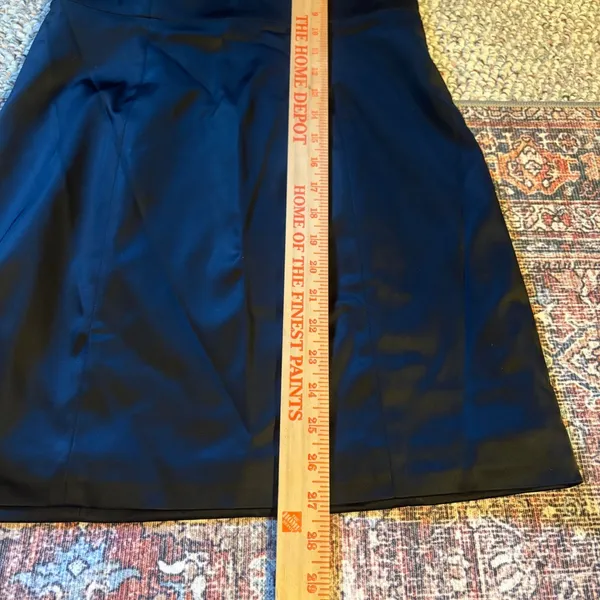 Aritzia NWT Ten Heartbeat Mini Dress Black Noir‎ Satin Bustier Size 10 - Image 4