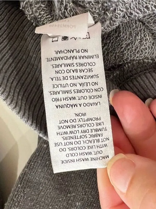 Wildfox “Sorry I’m Latte” Graphic Sweatshirt | Gray | Size S - Image 4