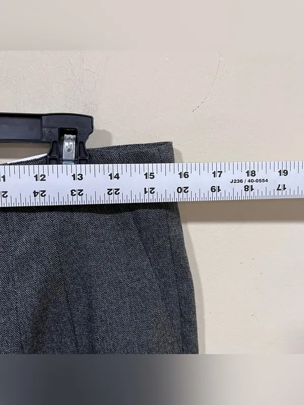 NWT ZARA Zara "The Modern High-Rise" pants gray high-rise waist size 12 - Image 2